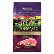 Zignature image de l'emballage avant montrant la marque et l'usage pour chien