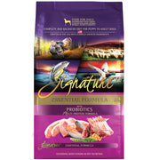 Zignature sac Zssential 25 lb montrant l'emballage et la marque, rassure sur la qualité