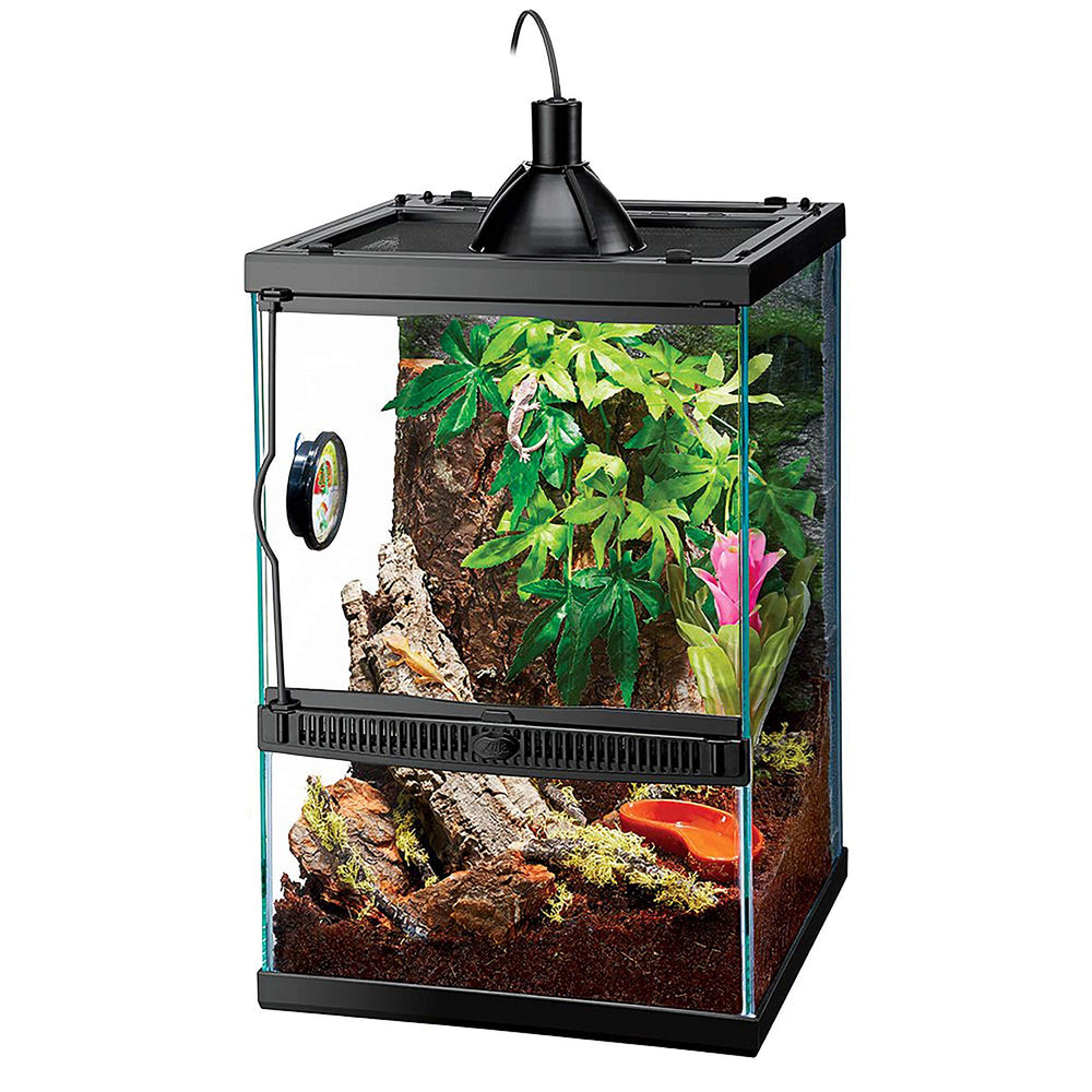 Zilla terrarium vitré avant permettant observation et accès sécurisé