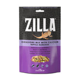 Zilla paquet face montrant mélange légumes et fruits, pratique pour varier l'alimentation