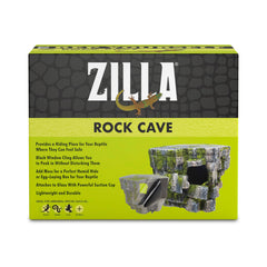 Zilla Rock Cave face avant montrant une cachette sécurisante pour reptile