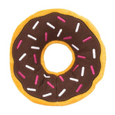 ZippyPaws Donutz vue avant montrant le motif donut et l'attrait visuel pour jouer