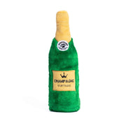 ZippyPaws jouet bouteille champagne face montre design festif et durable