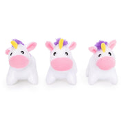 ZippyPaws packaging montrant le trio de licornes, attire la curiosité
