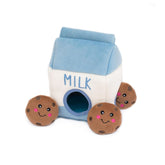 ZippyPaws face avant du burrow Milk and Cookies montrant design ludique et attractif