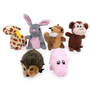 ZippyPaws Miniz pack avant montrant six peluches attrayantes pour jeu