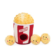 ZippyPaws vue frontale du Popcorn Bucket montrant conception attrayante et sécurité