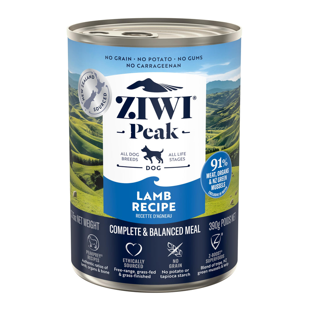 ZIWI boîte avant emballage montrant conception éthique et qualité
