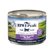 ZIWI boîte devant montrant lapin et agneau avec traçabilité bénéfique