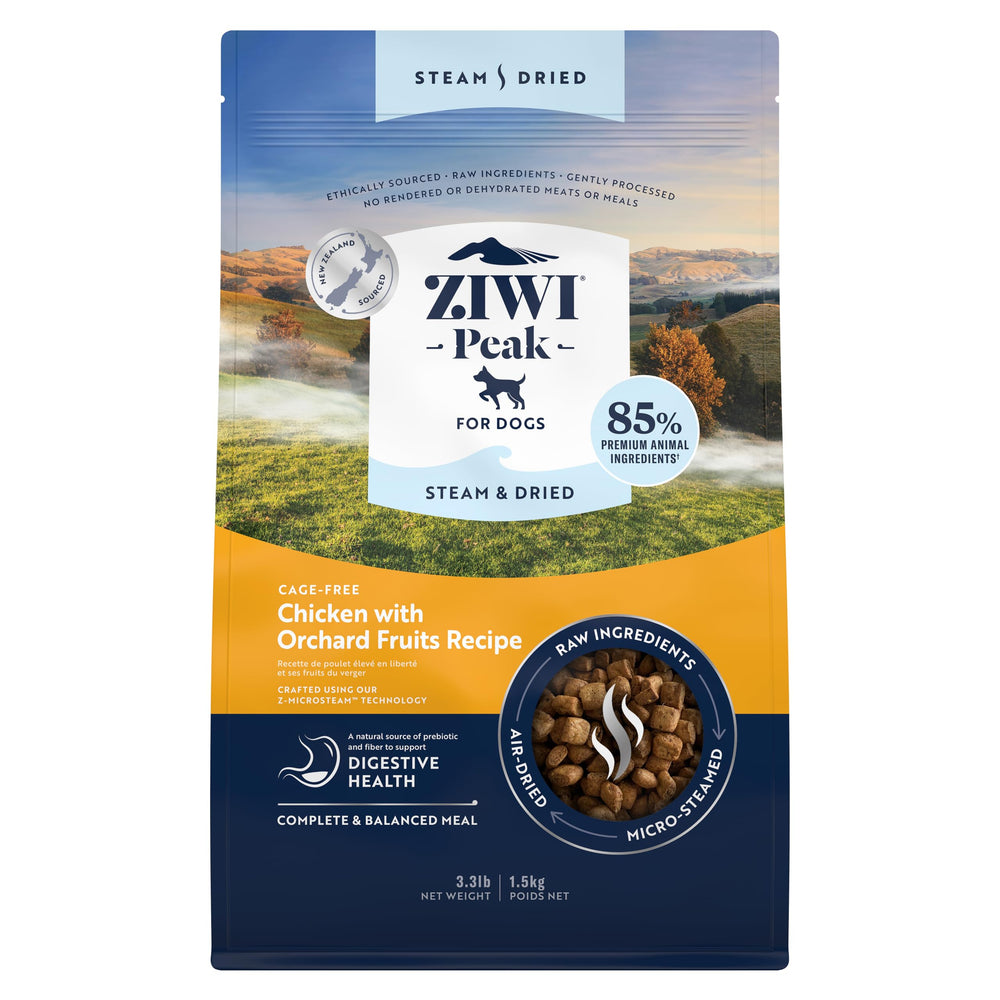 ZIWI emballage face montrant formulation nutritive et bénéfice appétence