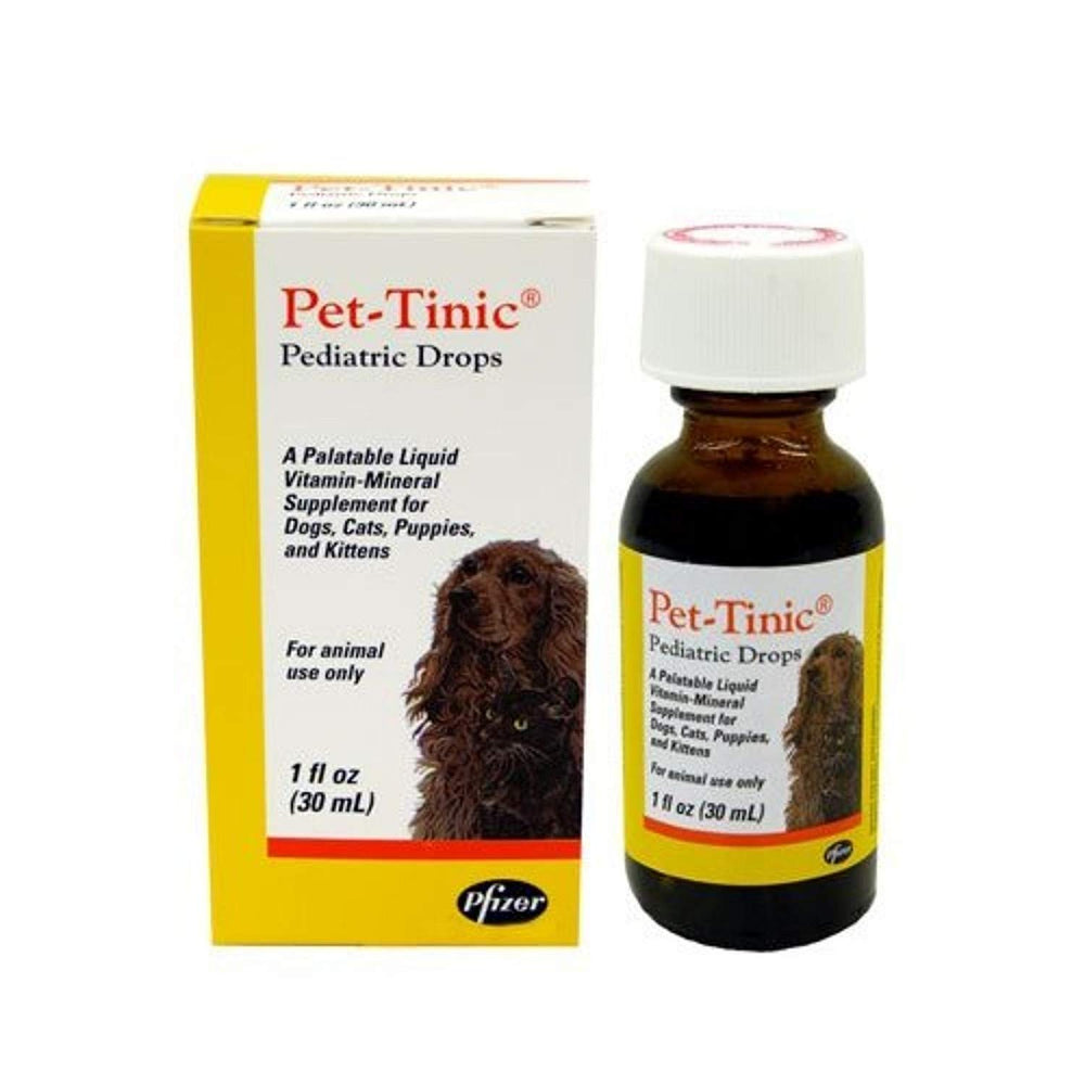 Zoetis Pet-Tinic flacon face montrant emballage et volume utile