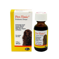 Zoetis Pet-Tinic flacon face montrant emballage et volume utile