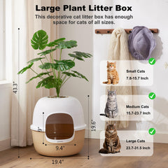 ZOMISIA plante artificielle en place, apporte esthétique et camouflage pratique
