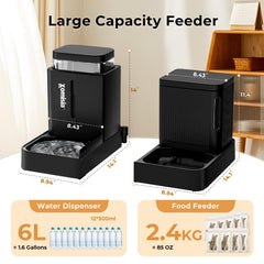 ZOMISIA vue profil illustrant capacité 1,6 gallon, réserve durable pour jours