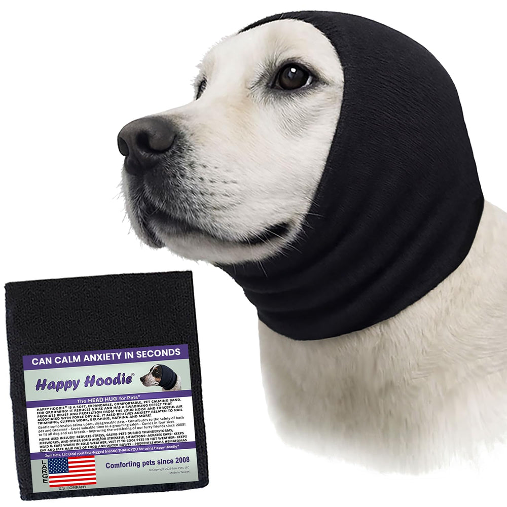 ZONI PETS Happy Hoodie face avant protège et calme l'animal lors du toilettage