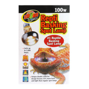 Zoo Med ampoule face avant montrant design spotlight et chaleur ciblée