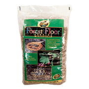 Zoo Med emballage Forest Floor montrant le sac et l'étiquette bénéfice visuel