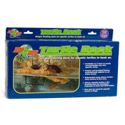Zoo Med Turtle Dock face avant montrant zone sèche sécurisée et accès facile