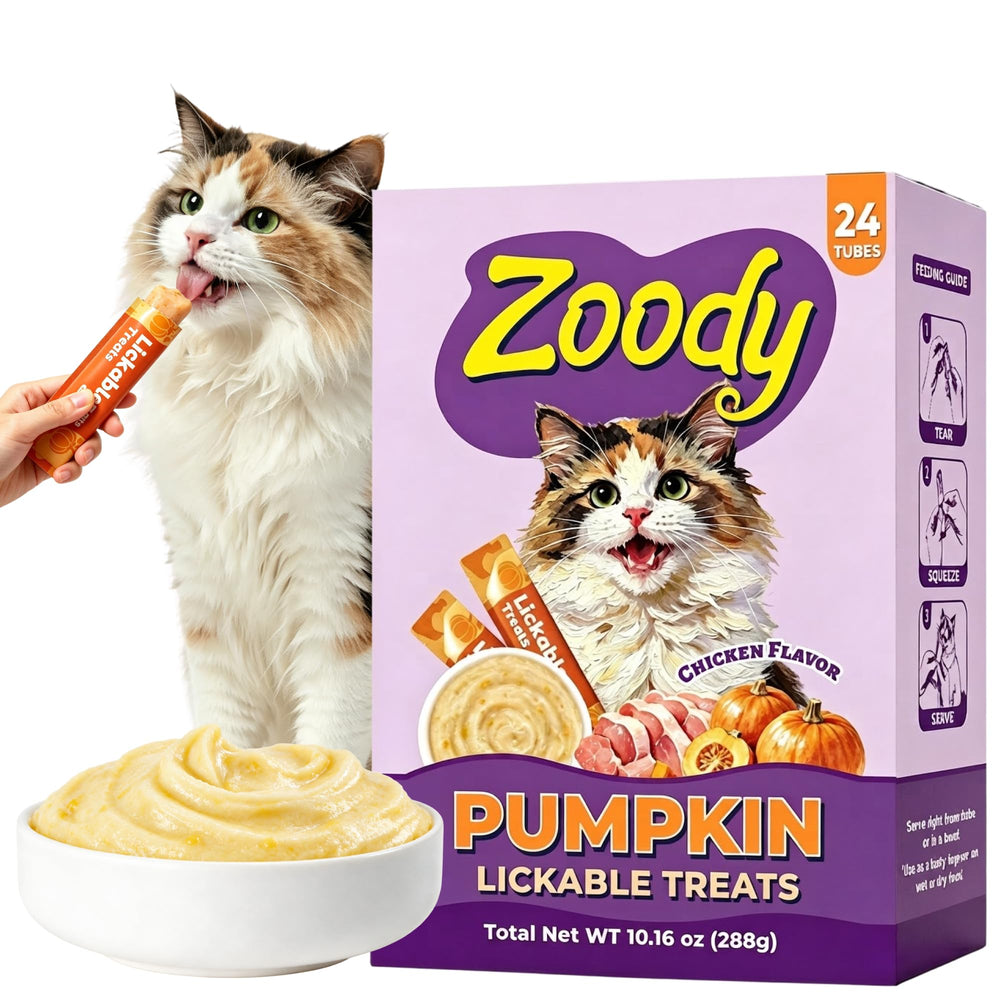 Zoody emballage avant montrant 24 tubes et bénéfice portion pratique
