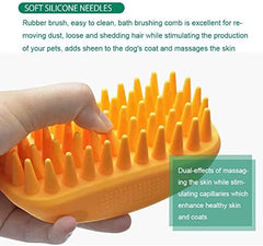 ZOOPOLR brosse utilisée sur chien pour enlever poils morts et laver