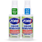 ZORBX bouteille face montrant l'emballage compact et l'usage pratique