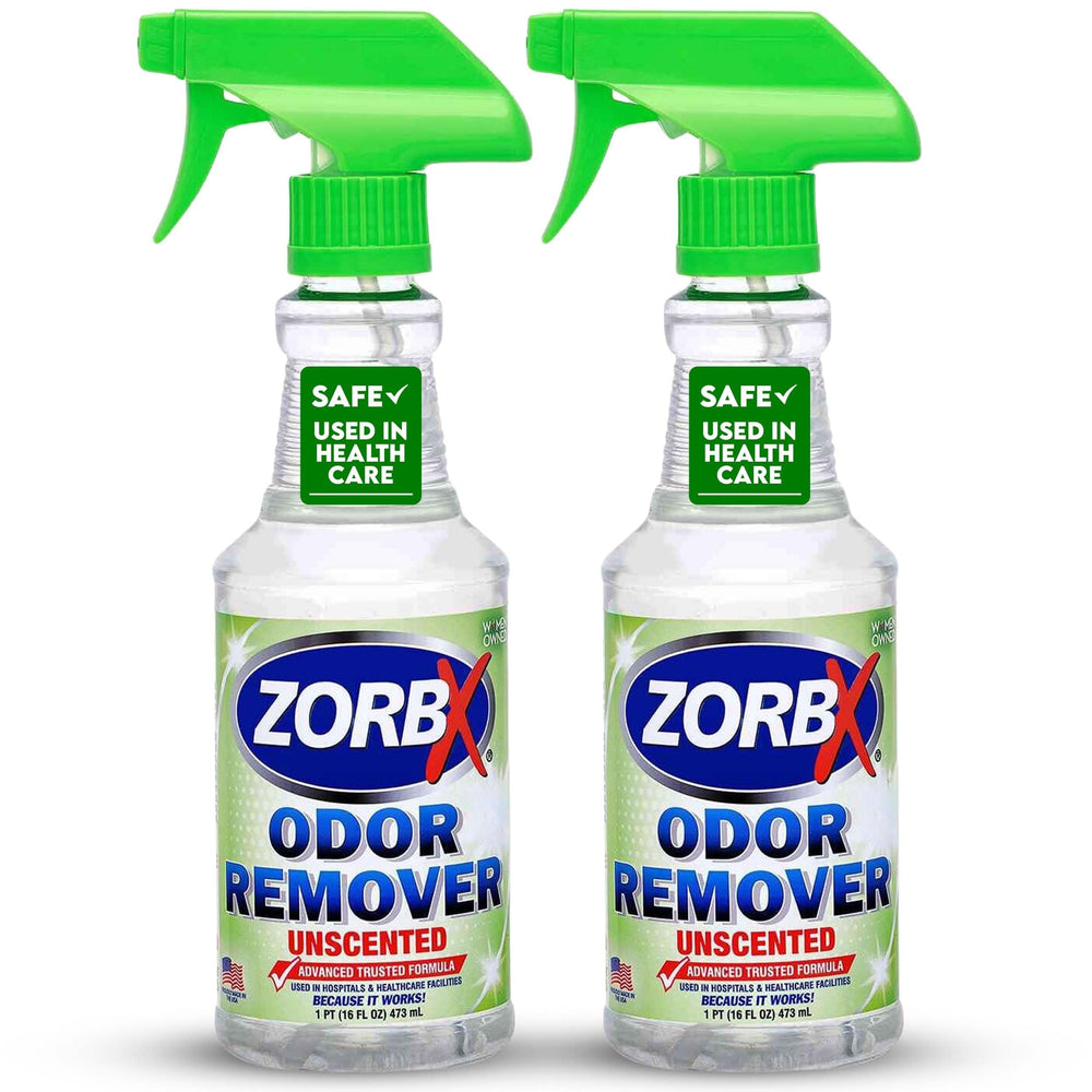 ZORBX deux bouteilles face avant montrant le format économique et la qualité hospitalière