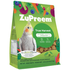 ZuPreem emballage face montrant 2.5 lb et bénéfice de nutrition complète