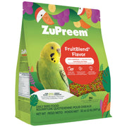 ZuPreem emballage face montrant le sac et bénéfice alimentation complète