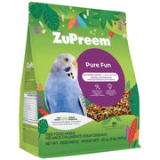 ZuPreem Pure Fun emballage face montrant mélange attractif et informations produit