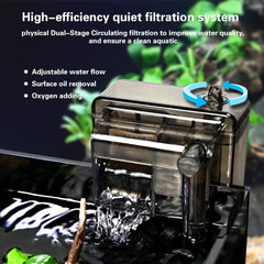 ZXIE-Cloud détail du filtre silencieux améliorant la qualité d'eau