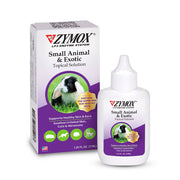 Zymox emballage 1,25 oz montrant l’étiquette claire et bénéfice apaisant
