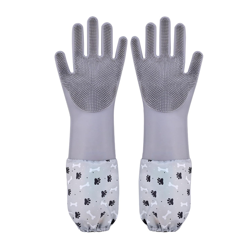 1TO3GO gant face avant montrant picots pour un massage nettoyant efficace