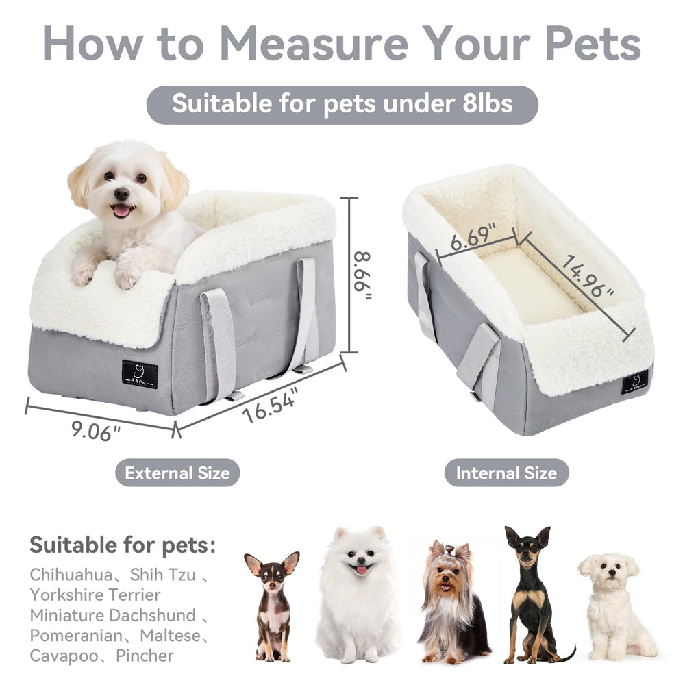 A 4 Pet petit chien installé montrant apaisement en trajet