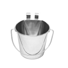 AASPIRE PETS seau plat face avant montrant stabilité et fixation