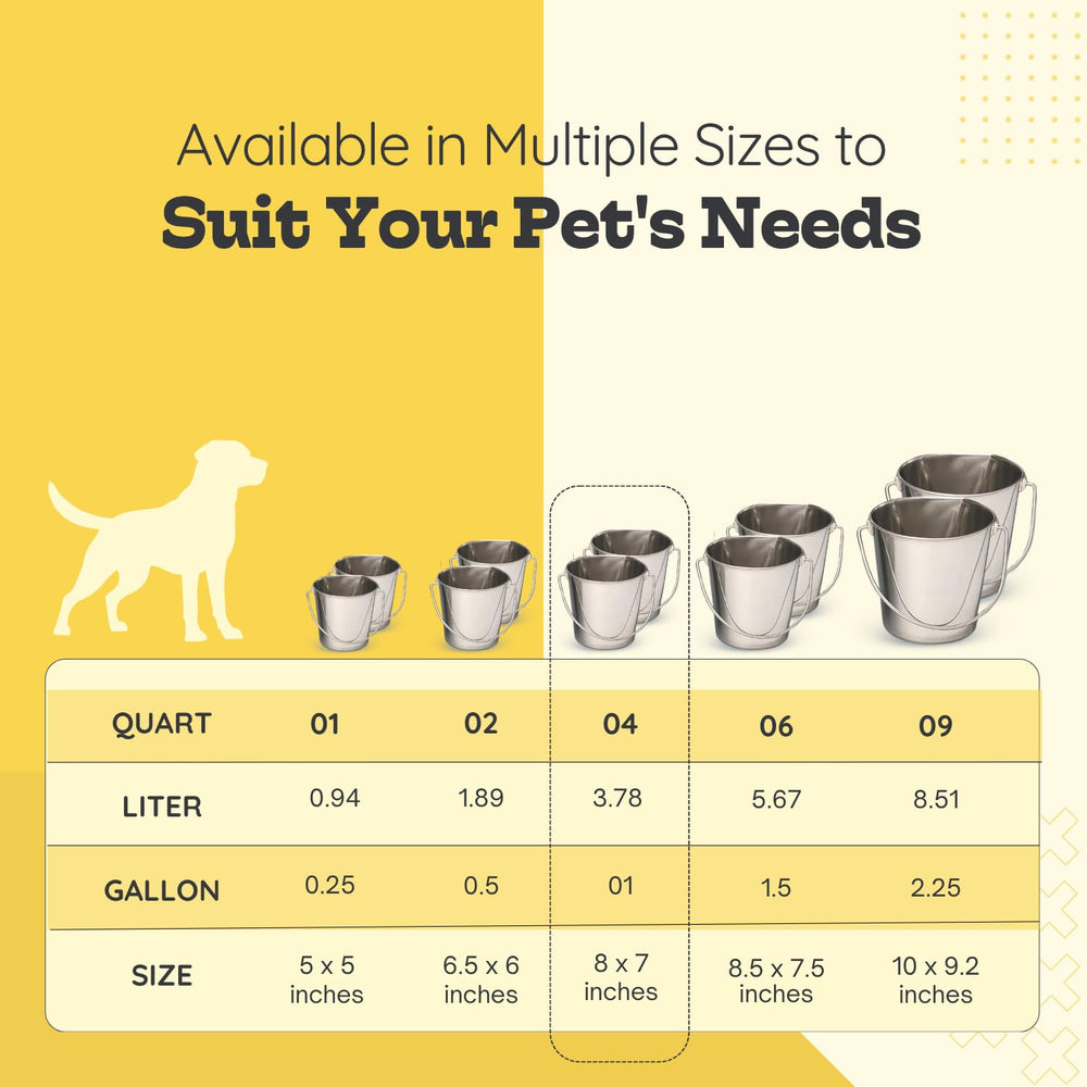 AASPIRE PETS seau placé dans un lave-vaisselle facile à nettoyer