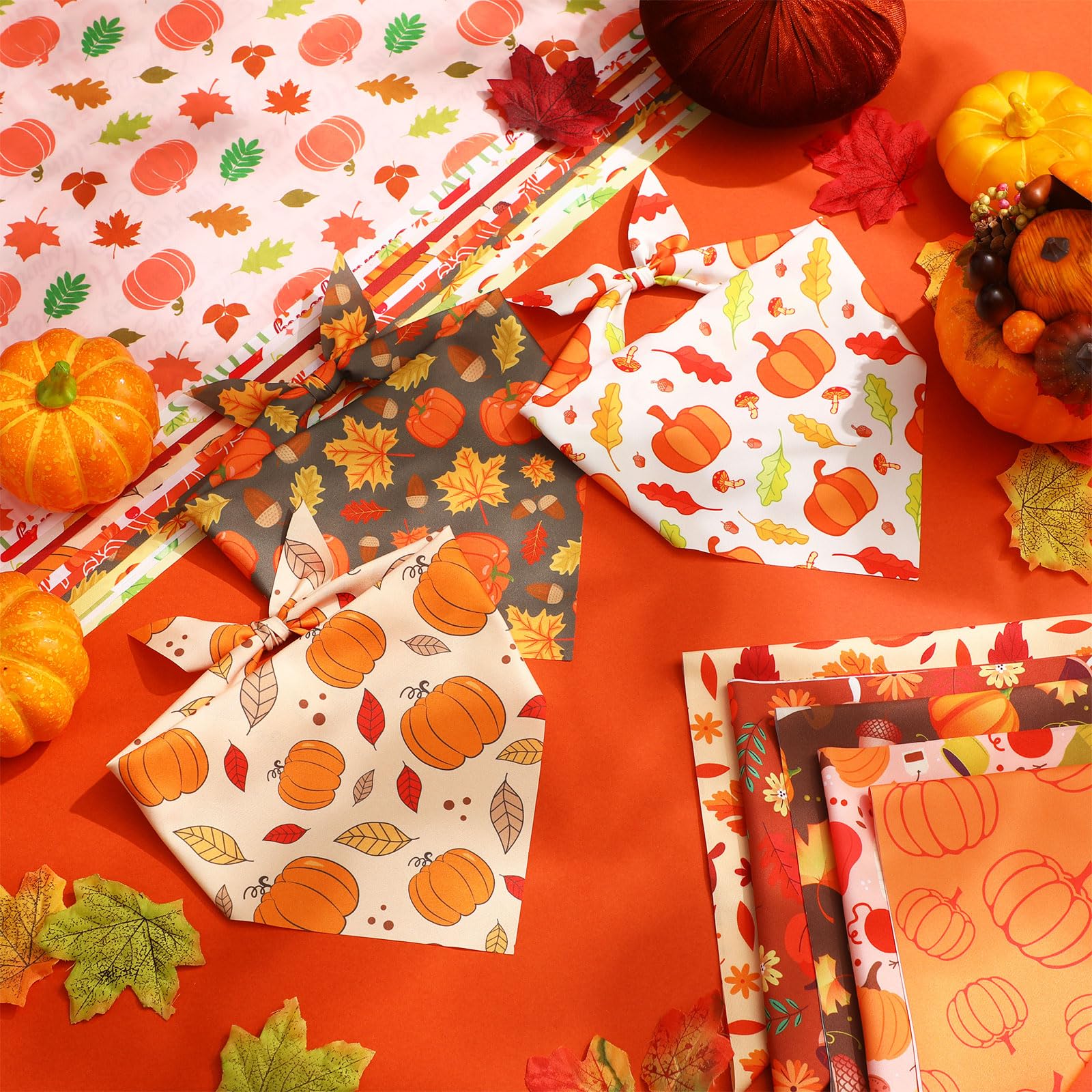 Abbylike assortiment de motifs automnaux, variété pour assortir chiens