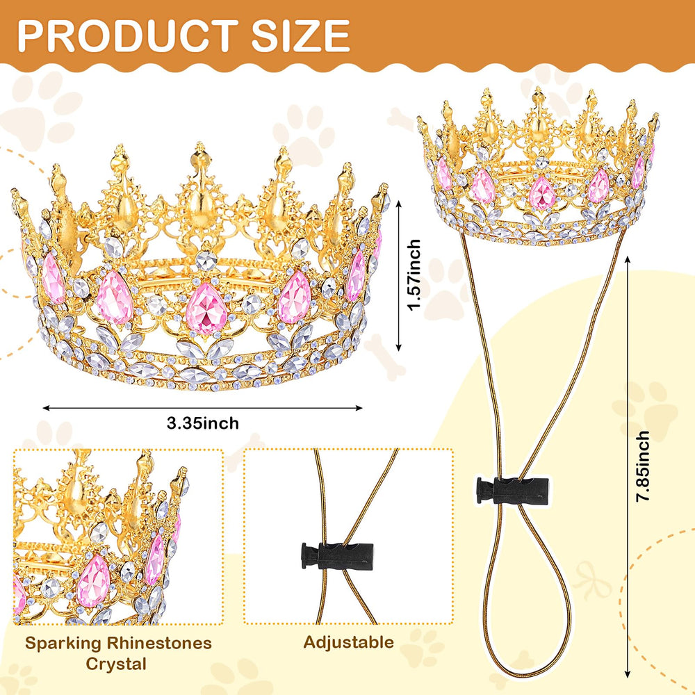 Abbylike couronne gros plan strass mettant en valeur brillance et style