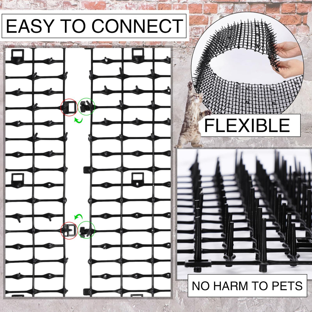 Abbylike tapis enroulé autour d'un poteau empêchant escalade