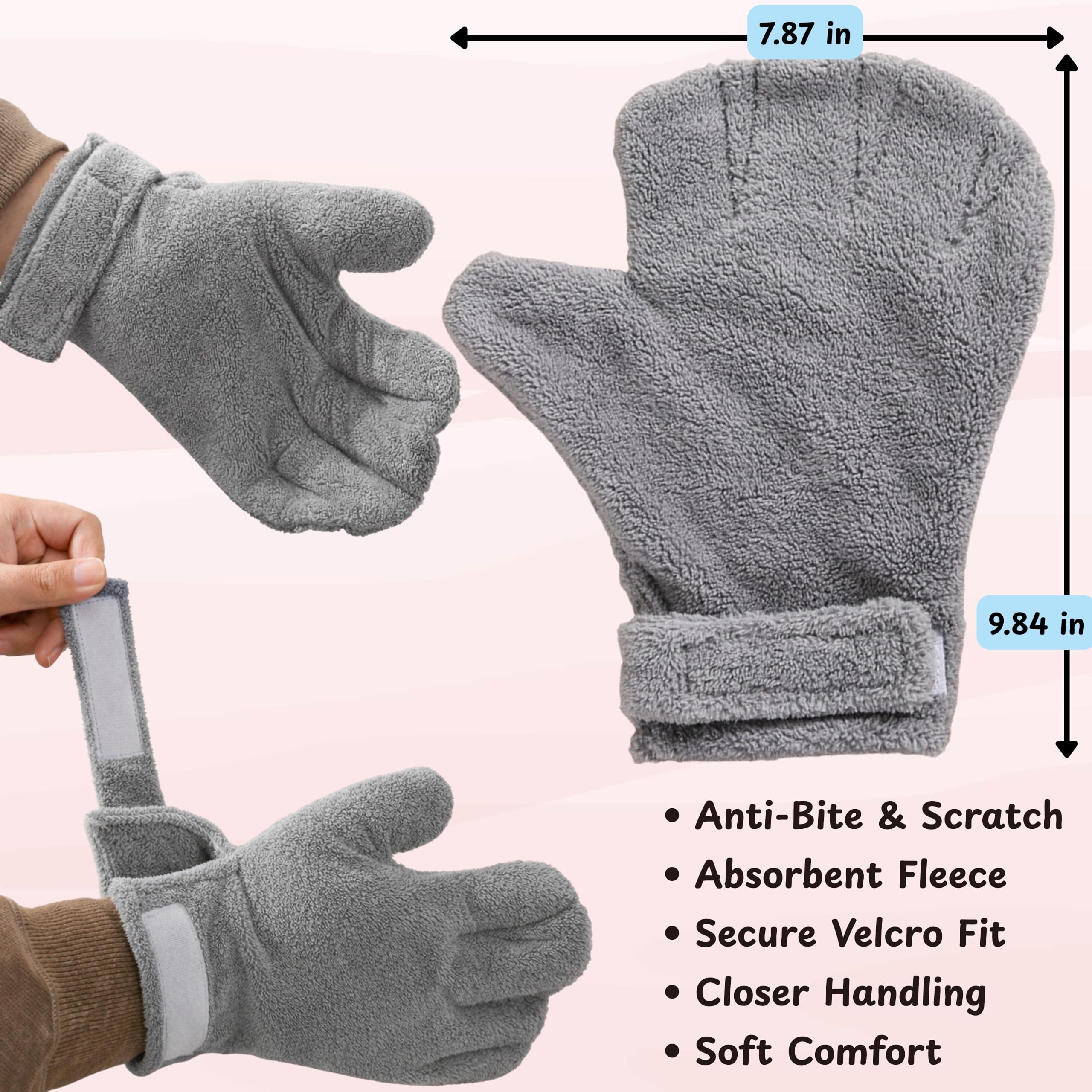 ABEL CRAFTS détail tissu des mitaines douceur et sécurité