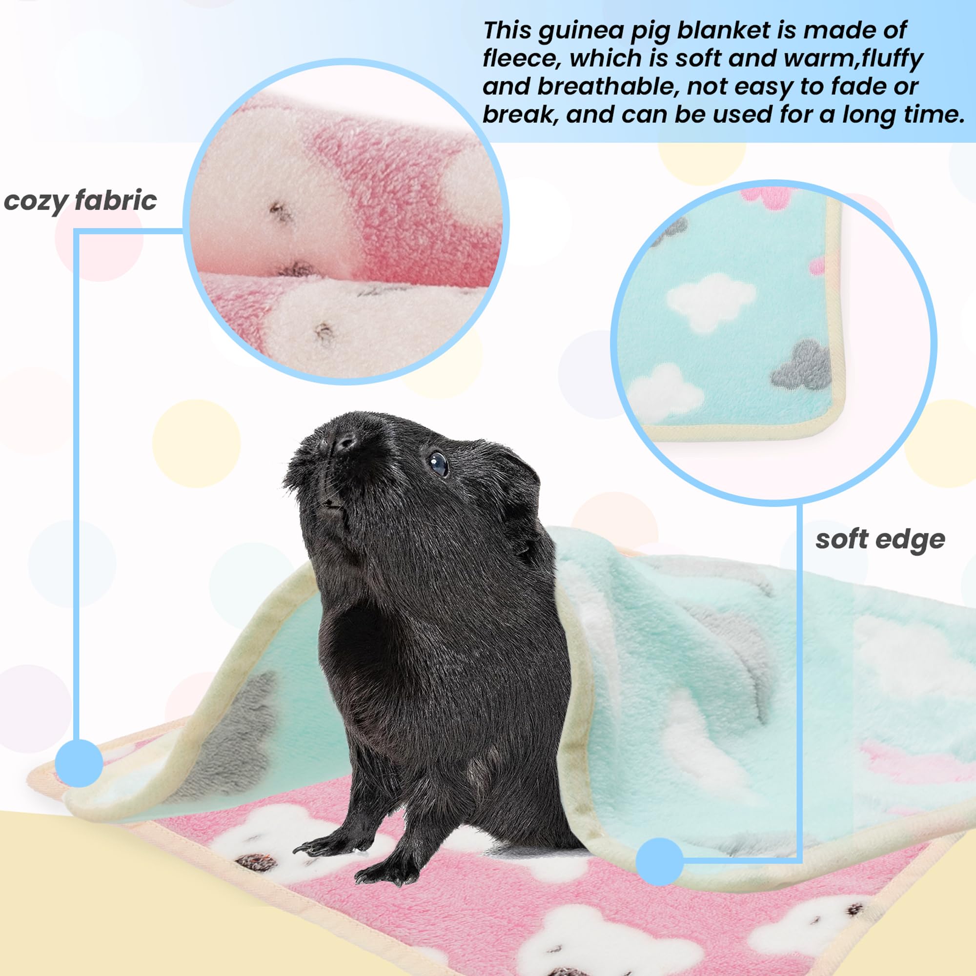 ABFEKIEA plaid installé dans une cage, confort visible pour animal