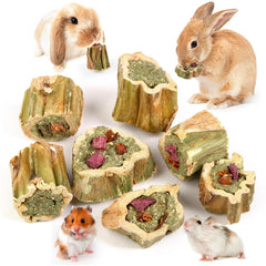 Abizoo bois de papayer face avant, jouet durable et stimulant