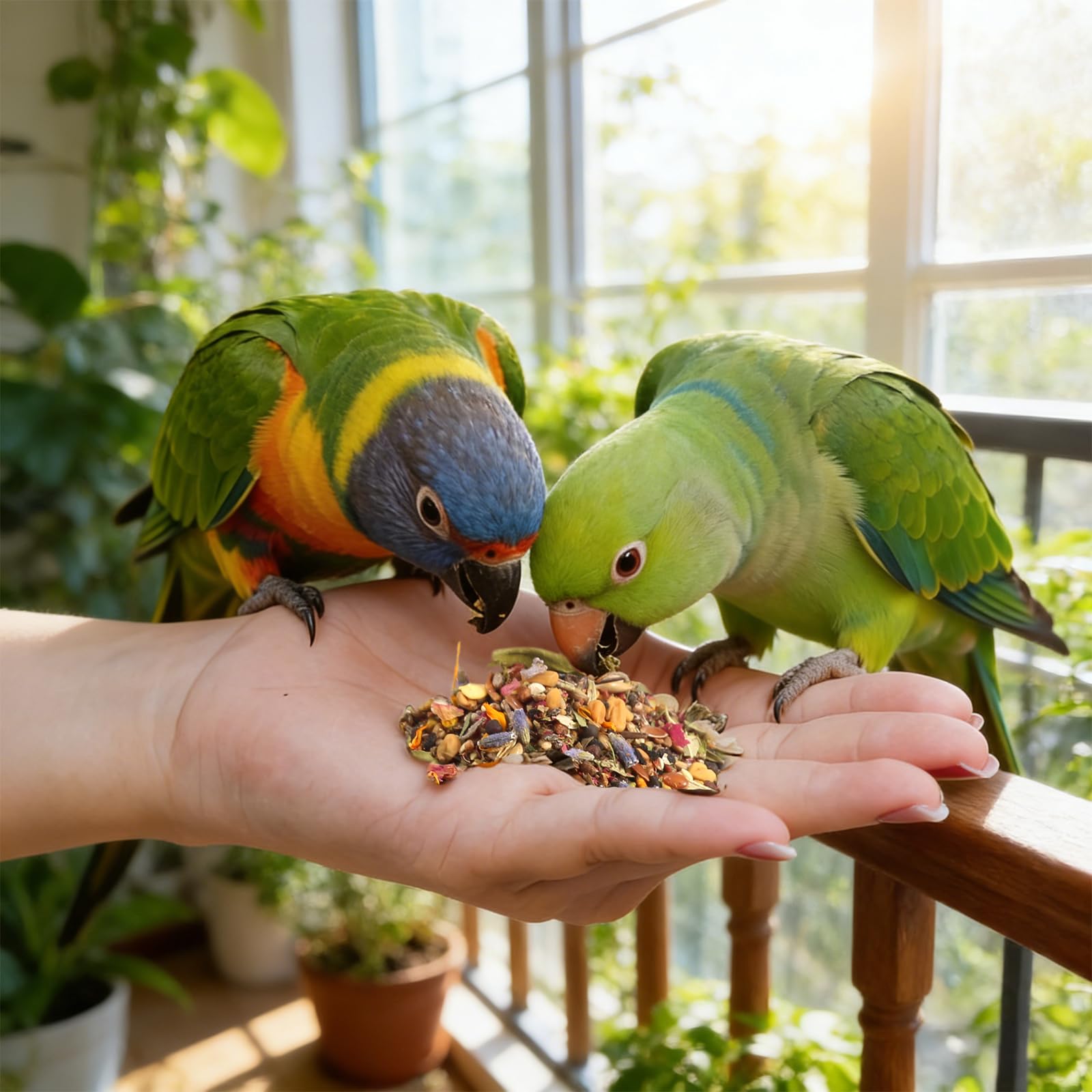 Abizoo mélange présenté dans cage stimulant l’appétit