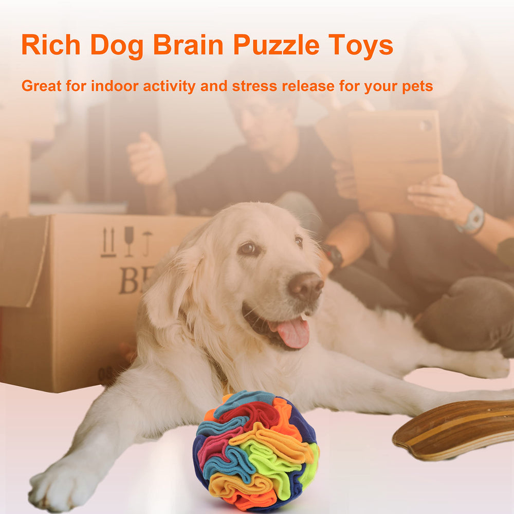 Ablechien Snuffle Ball avec sac de rangement inclus pour transporter et protéger le jouet