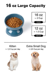 ABRUTY gamelle chat zoom sur inclinaison 15° pour posture confortable