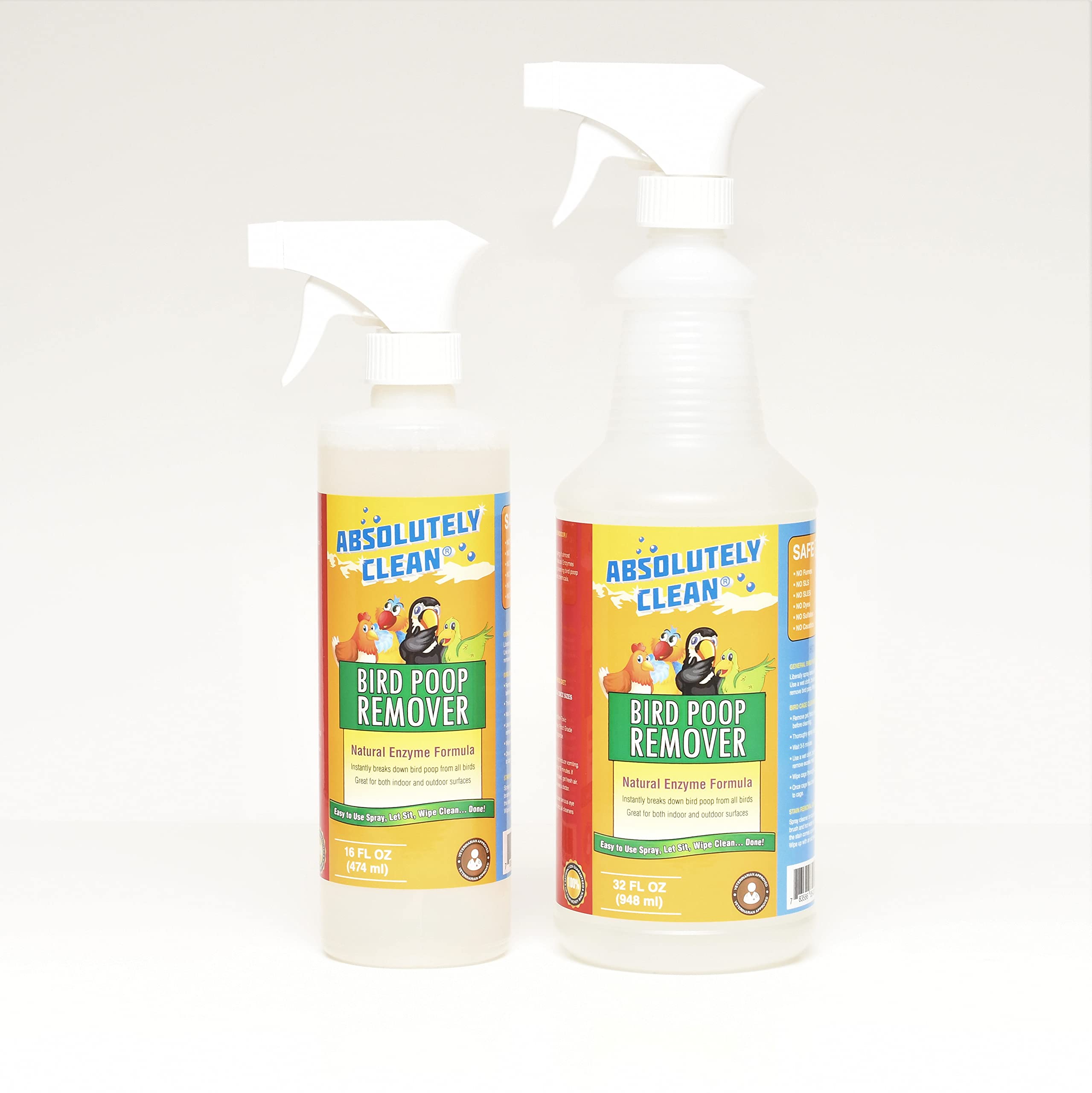 Gros plan sur goutte de solution Absolutely Clean montrant texture enzymatique efficace