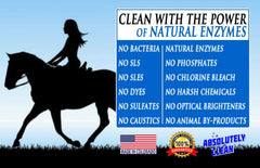 Gros plan de la mousse du produit Absolutely Clean démontrant nettoyage en profondeur
