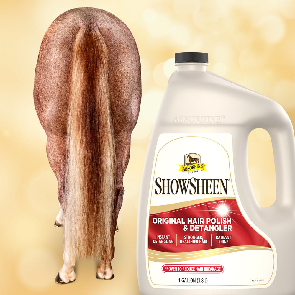 Absorbine comparaison de taille avec une main pour visualiser le volume 128 fl oz