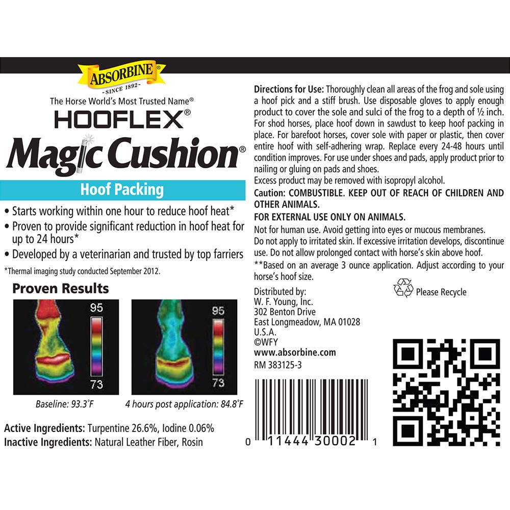 Absorbine Hooflex texture gros plan illustrant consistance épaisse favorisant contact direct et tenue