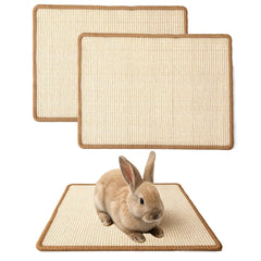 Abuzabu tapis sisal pack de deux montrant l'aspect général et l'utilité