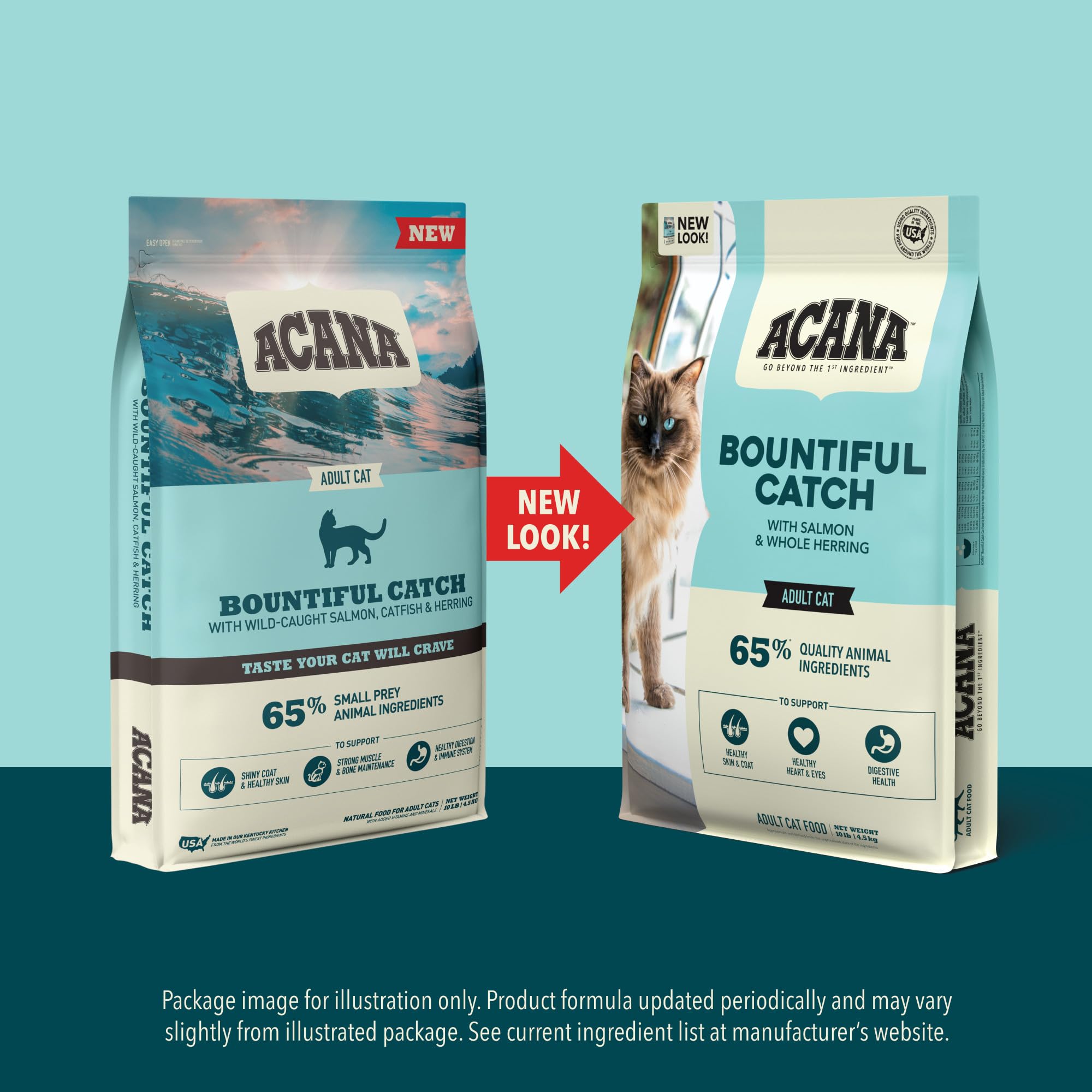 ACANA comparaison taille croquette utile pour estimer portions